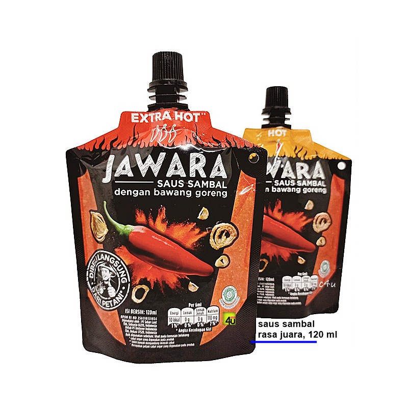 

POUCH Jawara Saus Sambal Juara Pedasnya - 120ml