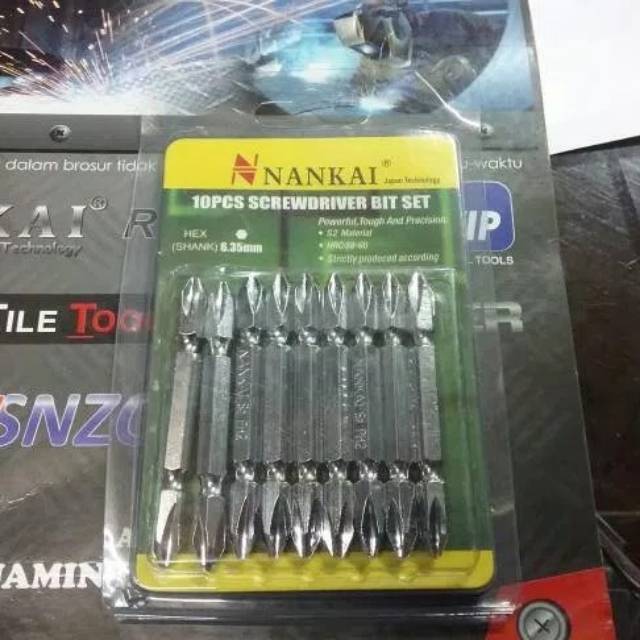 Suplier Mata Bor Obeng Screwdriver Bit Nankai x9M95VT5lz0BV