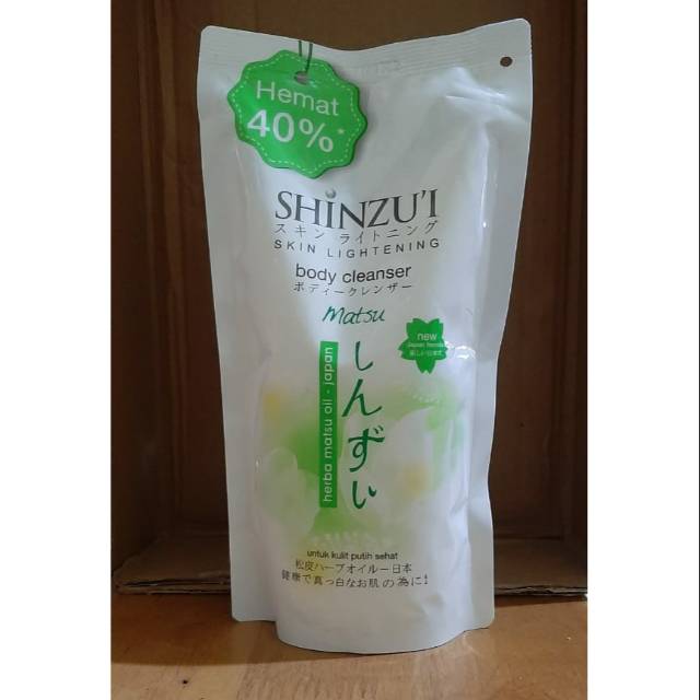 SHINZUI BODY CLEANSER - SABUN CAIR - SABUN MANDI (1 PCS) REFILL 450 ML  + 150 ML