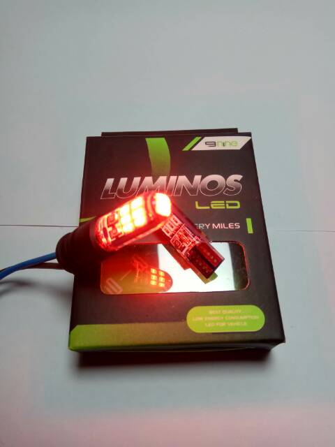 LAMPU LED T10 LUMINOS SMD 3014 JELY 15 MATA SUPER BRIGHT