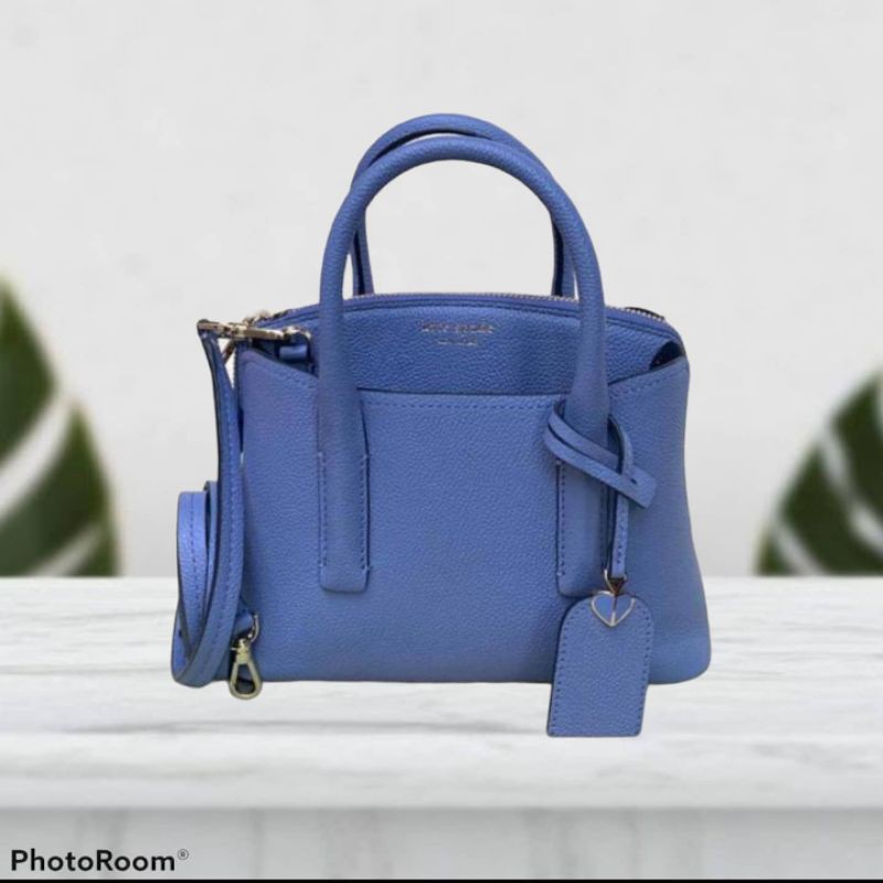 Tas Kate Spade Original KS Margaux Mini Satchel Forget Me Not/Blue