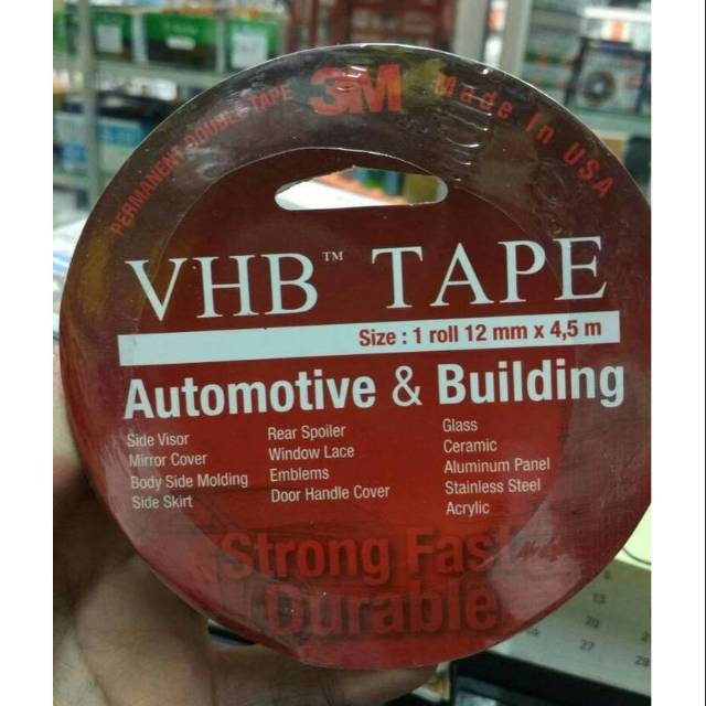 

DOUBLE TAPE 3M / VHB TAPE 3M 12MM X 4.5 M