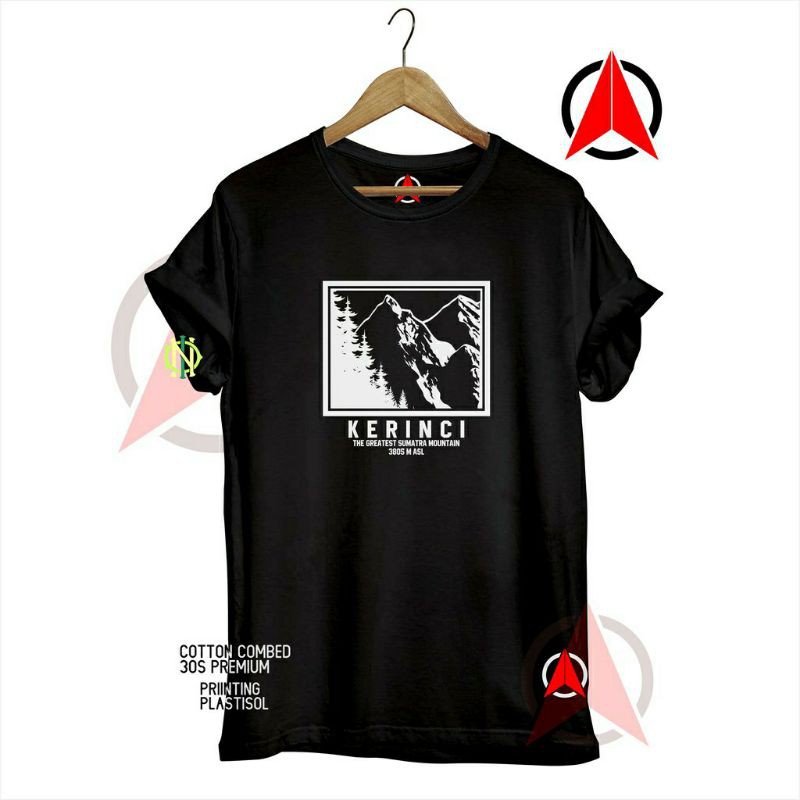 KAOS PENDAKI GUNUNG KERINCI // BAJU KAOS OUTDOOR PRIA •EnsellStore•