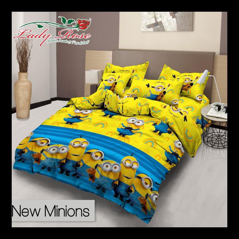 Best Seller Sprei Lady Rose King 180 X 200 Minion Termurah