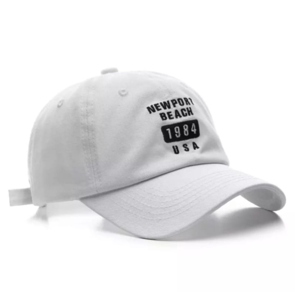 Topi Baseball Cap Distro Bordir New Portt Beach Usa Premium Fashion Pria Wanita Unisex COD