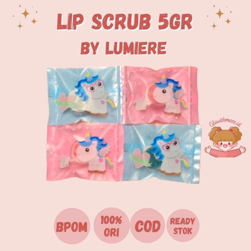 [TERMURAH] SCRUB BIBIR LUMIERE 5gr | MAGIC SCRUB | LIP SCRUB BIBIR | lLIP SCRUB BPOM | LIPS SCRUB BI