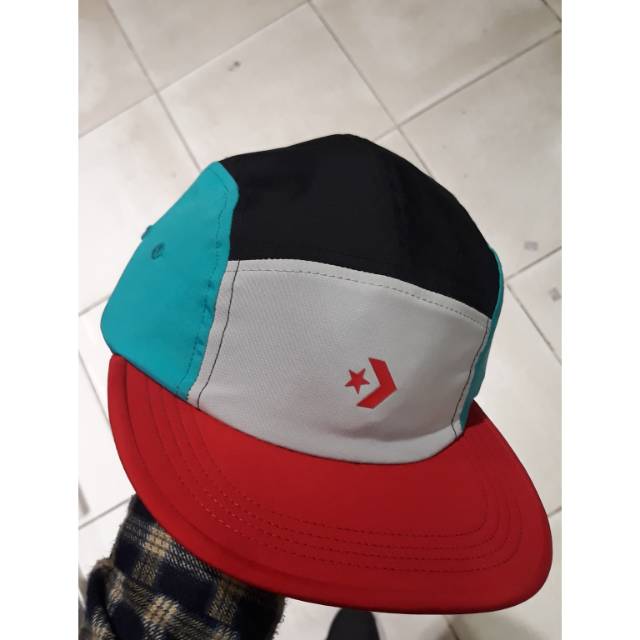 Converse 5 Panel Colorblock Graphic Cap