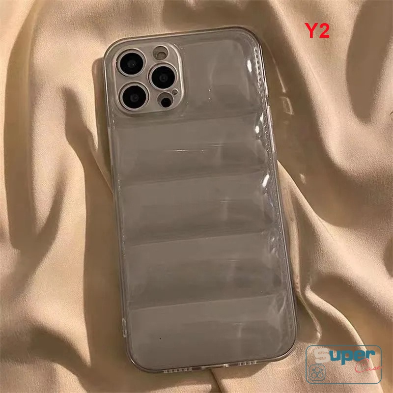 Soft Case Silikon TPU Transparan Desain Jaket Untuk iPhone 13 12 11 Pro Max XR X XS Max 7Plus 8Plus