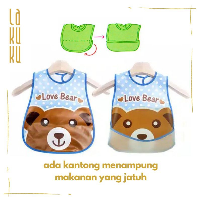 Slabber/ Bib / Celemek Makan Anak/ Bayi mpasi