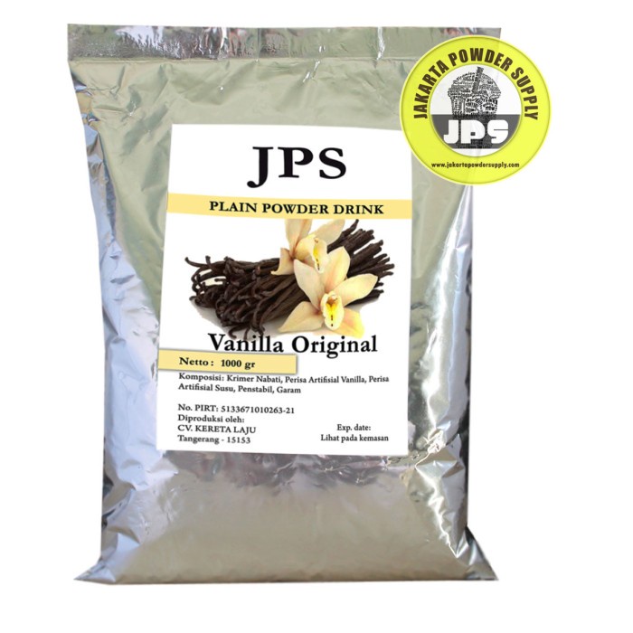 

nh201dd Bubuk Minuman Vanilla Original Plain Powder Jps Tanpa Gula Ds201Fs