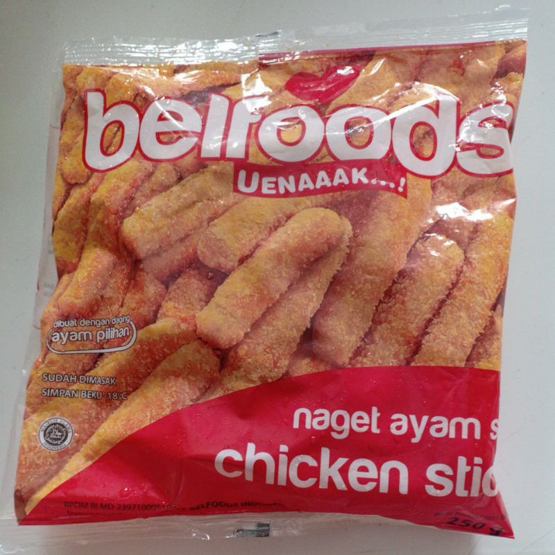 

BELFOODS NUGGET AYAM STICK 250 Gram