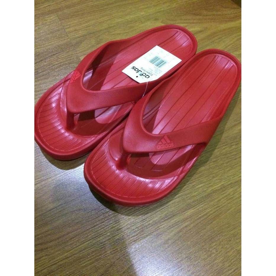 Wow Sandal Adidas Original Duramo Thong Red Murah