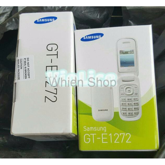 Samsung Caramel Flip Lipat GT E1272 New Garansi Resmi SEIN White Black