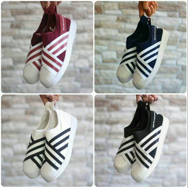 Adidas Superstar Slip On White Mount