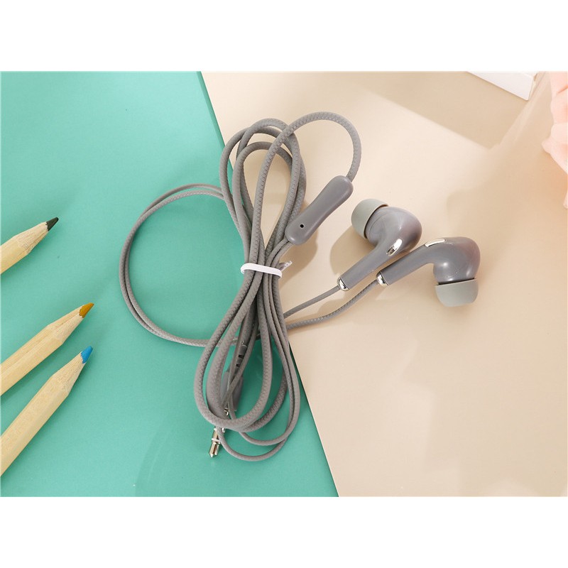 U28 Music Earphone Extra Bass Headset Stereo Macaroon