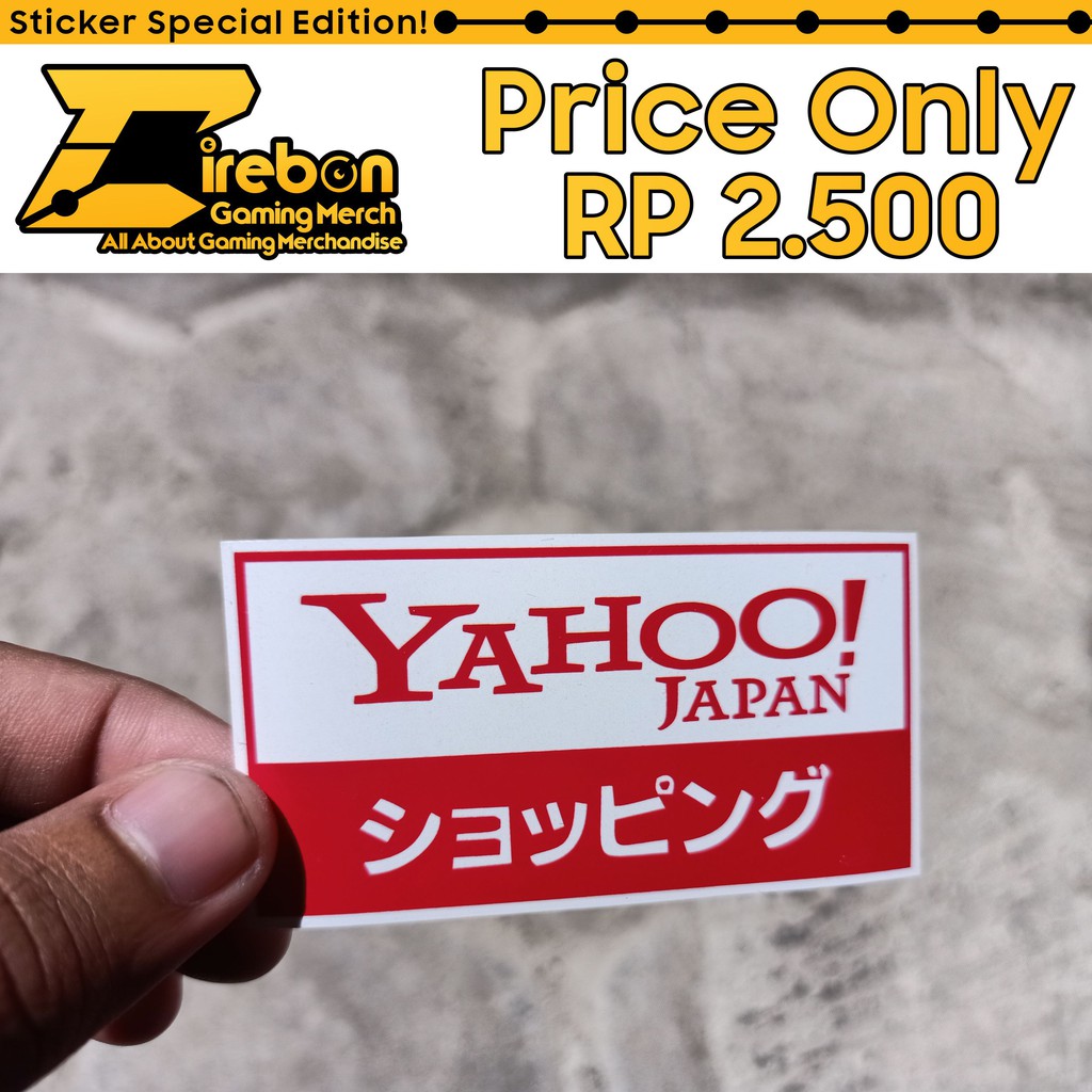 

Sticker Stiker Yahoo Japan