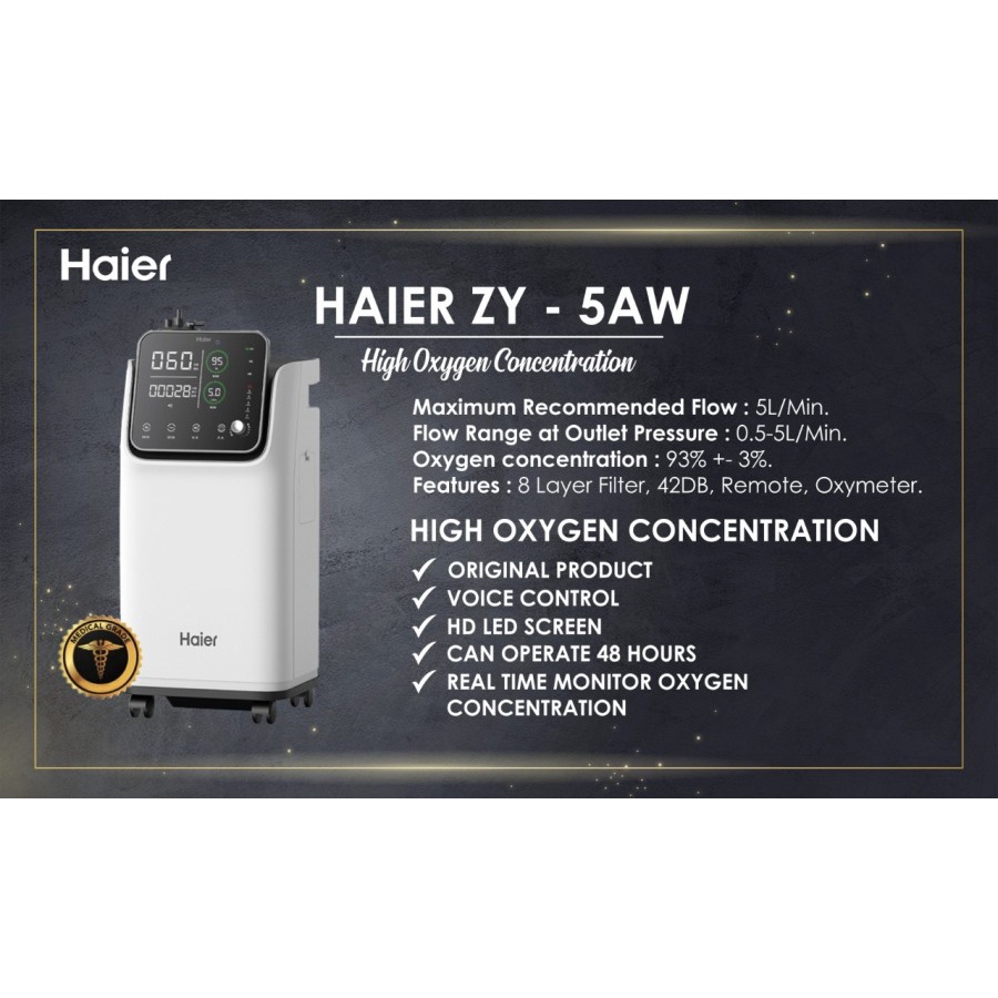 Avery - Haier ZY-5AW 5LPM Oxygen Concentrator