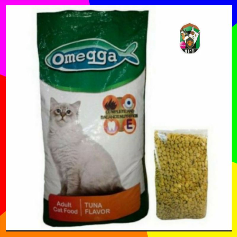 Makanan Kucing Omega Tuna repack 1kg paket 5 kg Cat Food