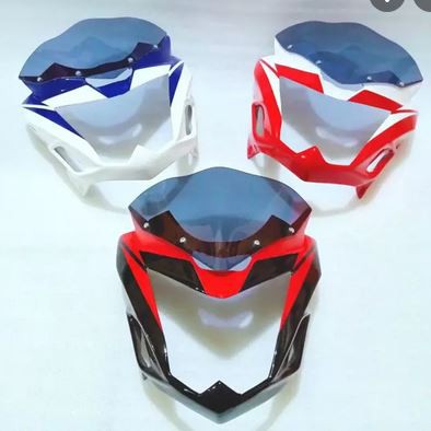 cover headlamp cb150r,kedok lampu cb150r,topeng c150r