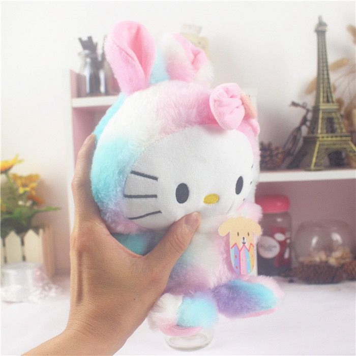 BONEKA CINNAMOROLL MELODY KUROMI HELLO KITTY RAINBOW IMPOR MAINAN ANAK