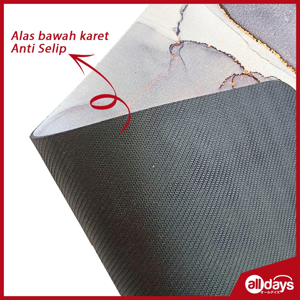 Alldays Keset Toilet dengan Daya Serap Tinggi Anti Licin / Diatomite Bath Rubber Mat