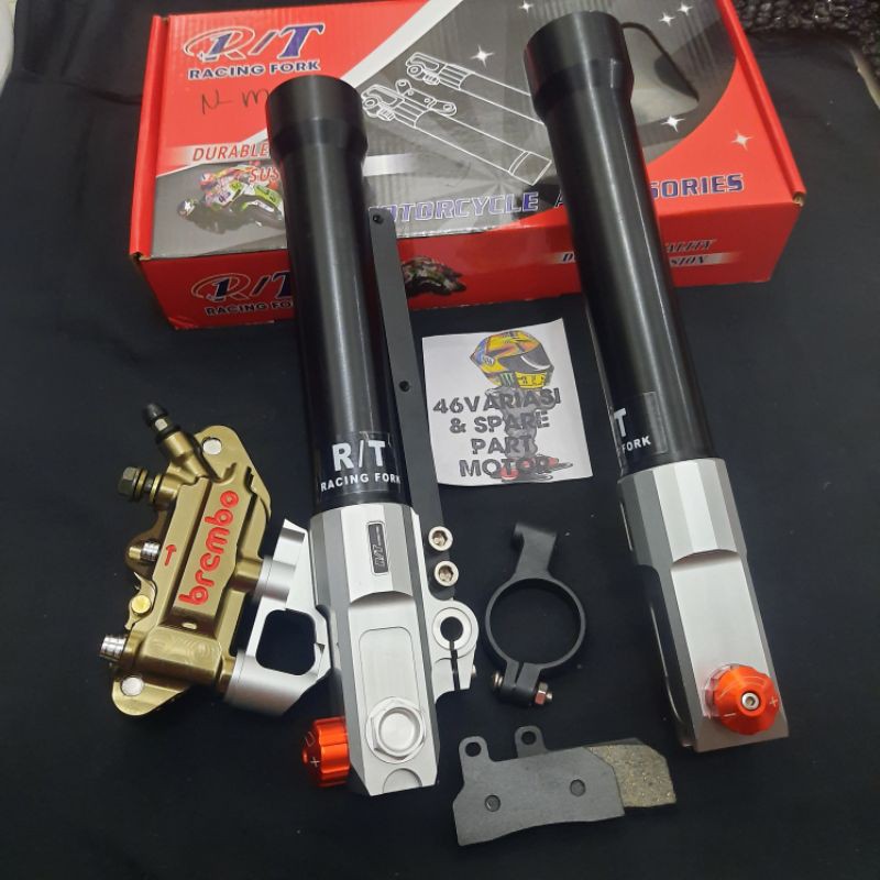 PAKET TABUNG SHOCK RT STAGE COPY ORI YAMAHA NMAX LAMA + KALIPER MONOBLOK 4 PISTON