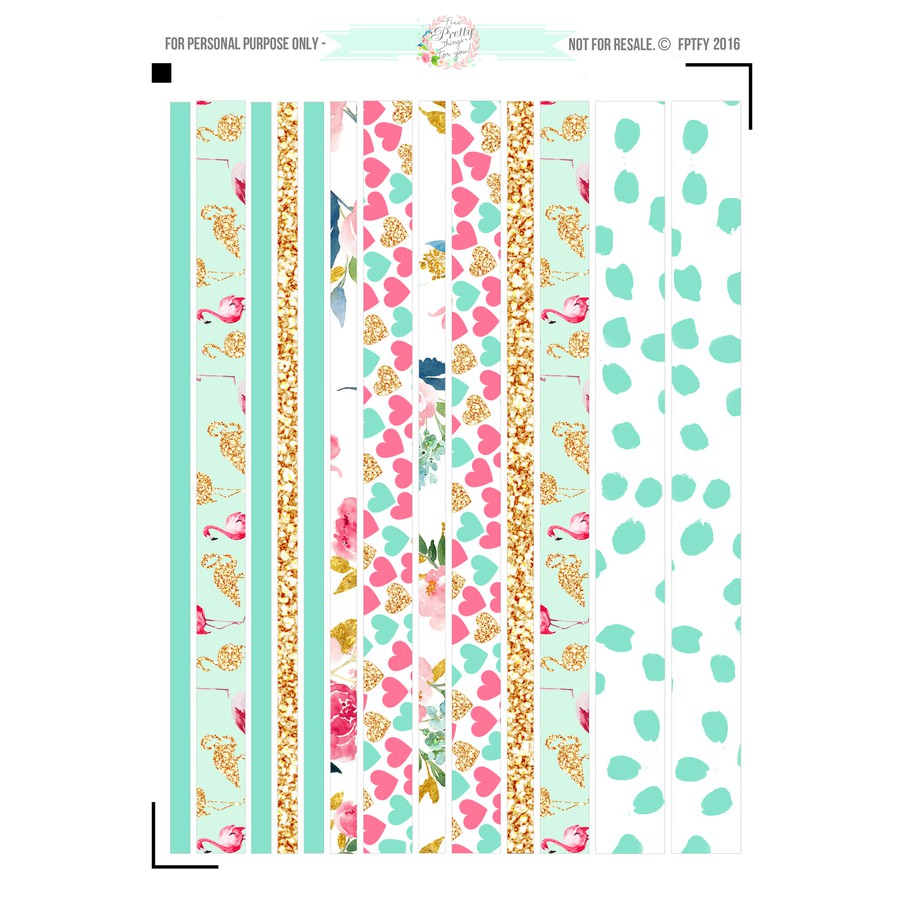 Kertas Planner Addict - Summer Love Design