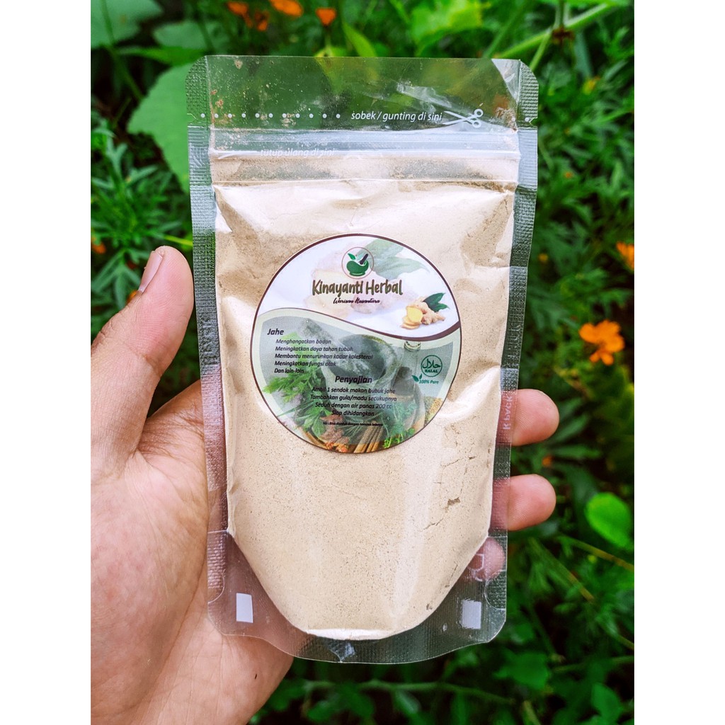 

Jahe Bubuk. Kinayanti Herbal. 100% Murni. Warisan Nusantara. 50gr