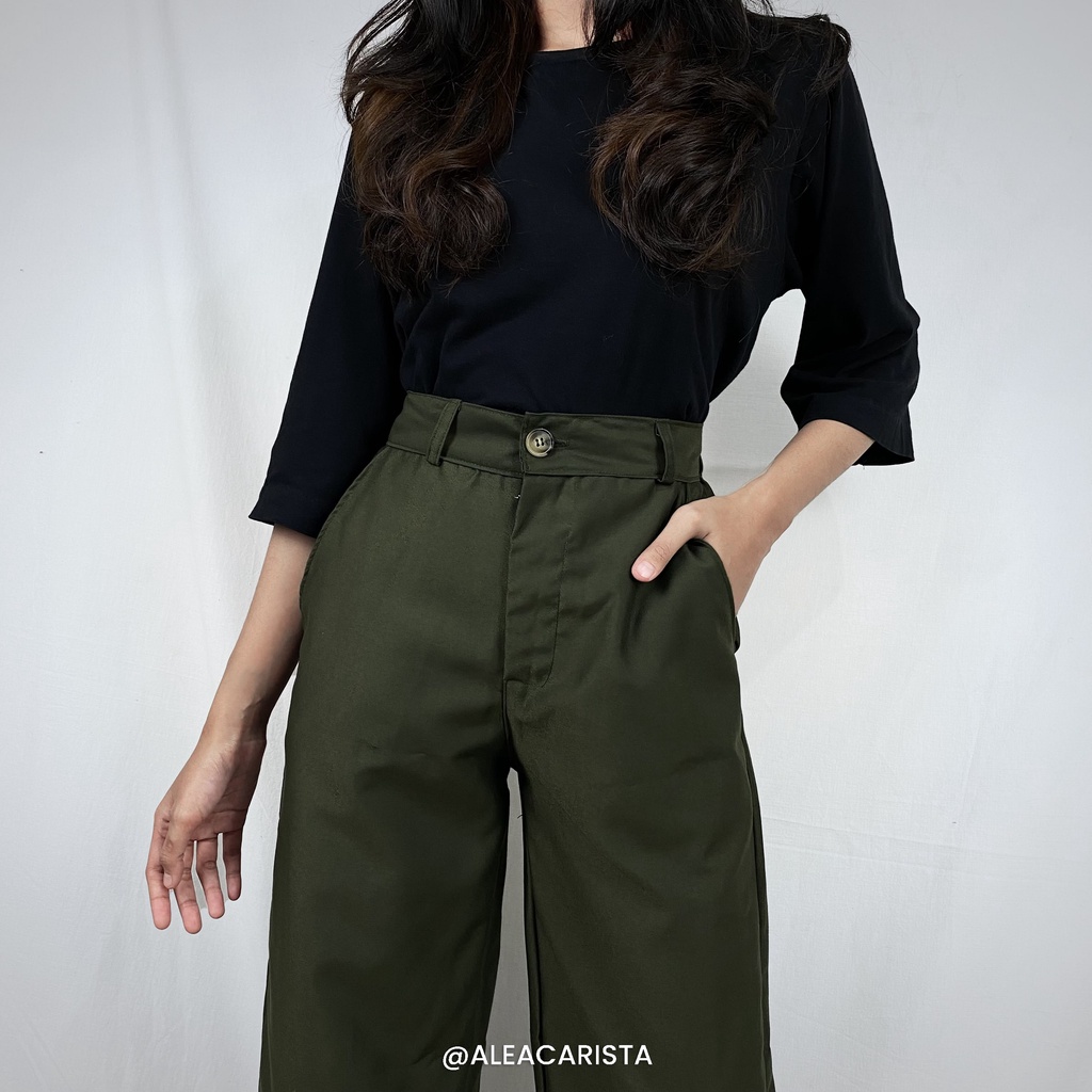 Melva Slit Pants - AC