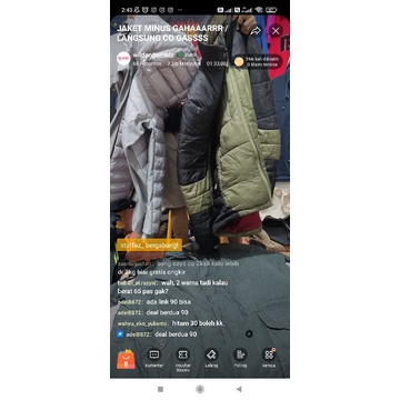 link jacket minus borongan