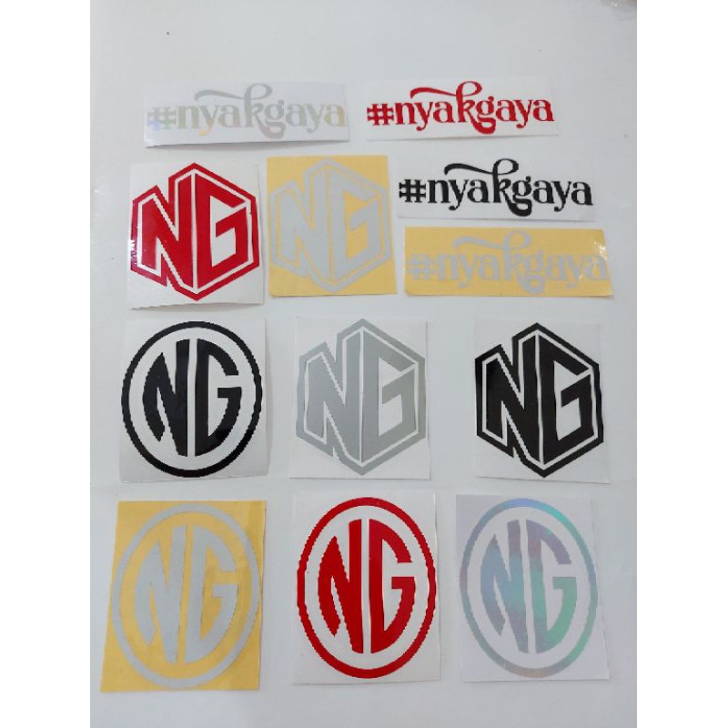 

STICKER NG NYAKGAYA CUTTING