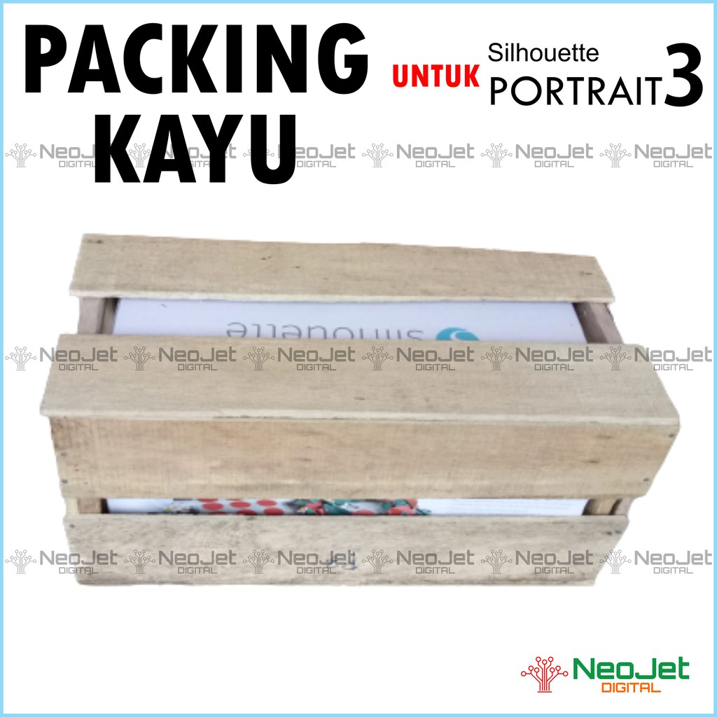 

Packing Kayu Peti untuk Silhouette Portrait 3 mesin cutting sticker