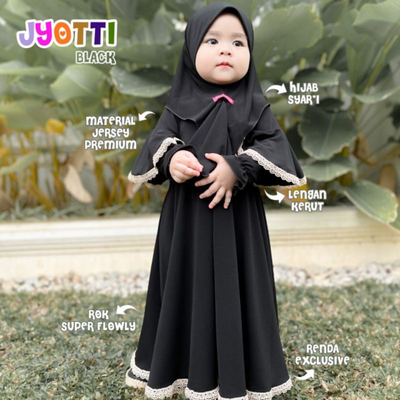 Gamis Anak Perempuan / Gamis Jyotti Original By Celycely / Gamis Anak Jersey / Gamis Anak Set hijab / Set Gamis Anak Perempuan / Baju Muslim Anak Perempuan / Pakaian Muslim Anak Perempuan / Gamis Anak Celycely / Gamis Anak Jyotti-7