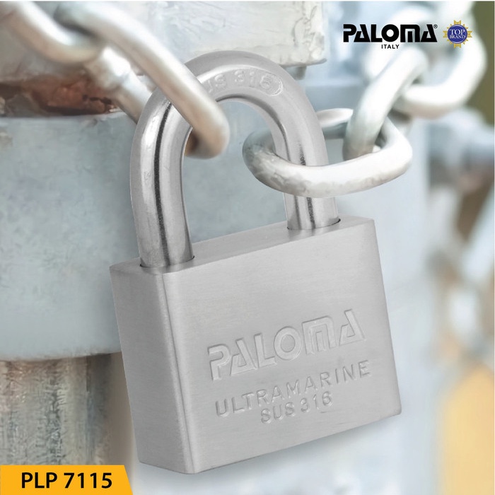 Paloma Gembok Kunci PadLock PLP 7115 Ultramarine 50MM SHORT SSS