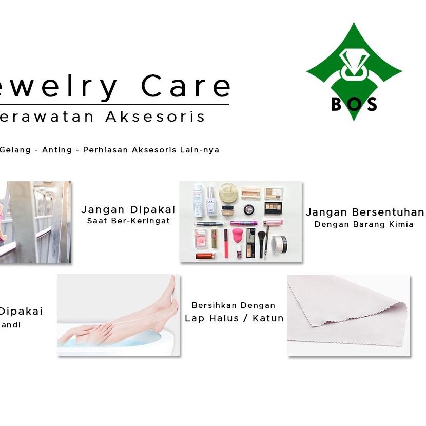 Special  BOS Kalung Strap Masker Pria Titanium Rantai Putih Anti Karat Anti Luntur 2021