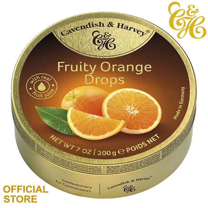 

Cavendish & Harvey Fruity Orange Drops 200g