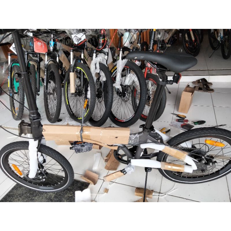 sepeda lipat  police texas i-bz gratis helm rmb