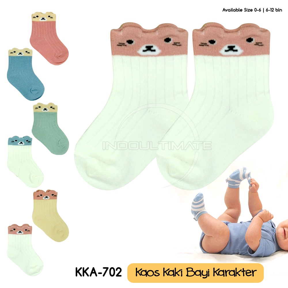 Kaos Kaki Anak Bayi Balita Laki-Laki Perempuan Kaos Kaki Anak Bayi Cewek Cowok Baby Socks Alas Kaki Pelindung Kaki Kid Sock Anak Foot Cover Kaus Kaki Kaos Kaki Karakter Baby Sock  KKA-702