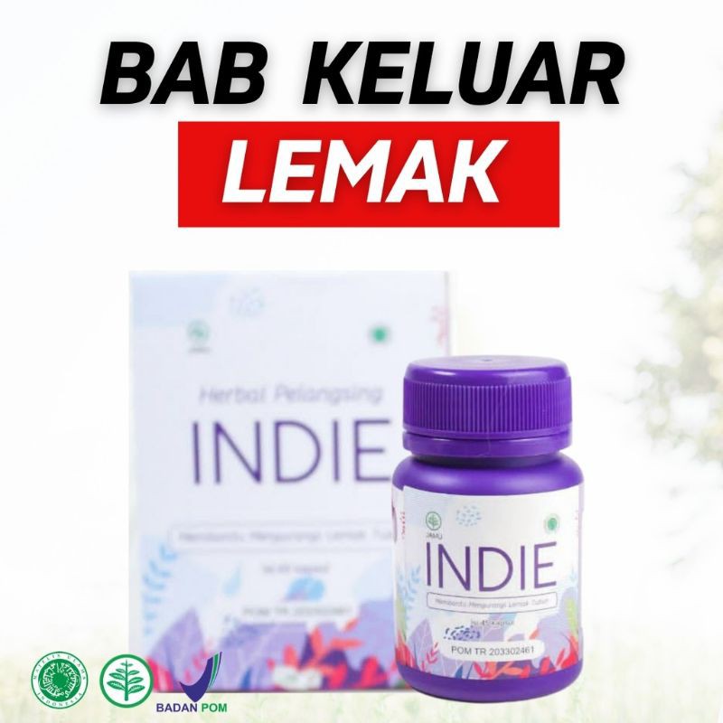 INDIE SLIM CAPSUL Pelangsing herbal BAB keluar Lemak Hindi Slim Kapsul FLIMTY HSC HERBALIFE oura