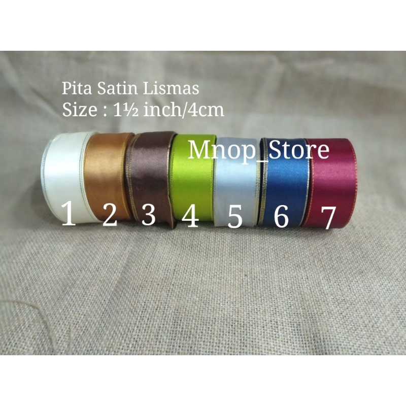 

Pita satin Lismas 1½ inch/4 cm/Pita eklusive