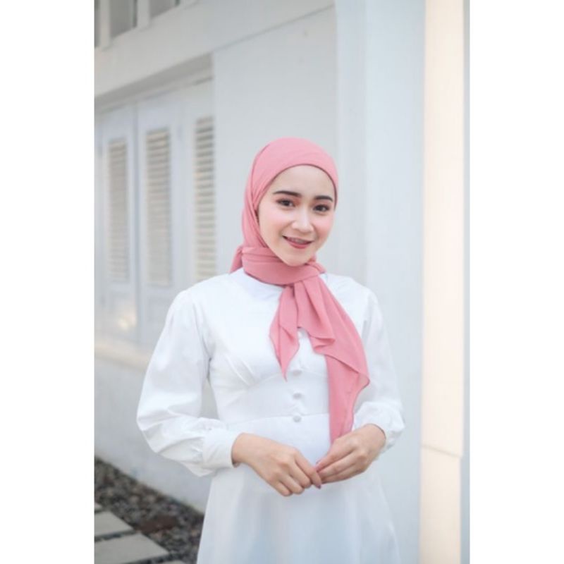 Segiempat Inner | Segitiga Ceruty Premium Syar’i Instan By Desmonda Hijab