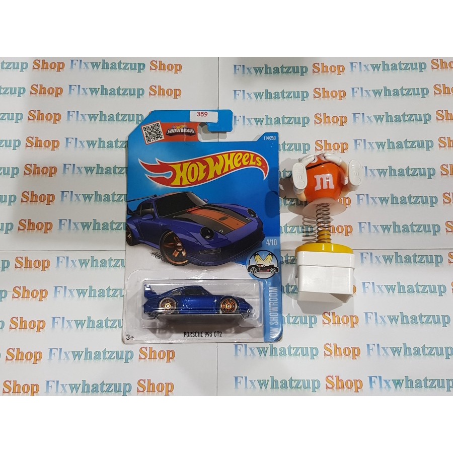 Hot Wheels Porsche 993 GT 2 (HW SHOWROOM) - BLUE METALLIC