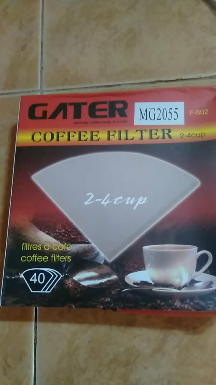 1-2 2-4 Cup Coffee Filter Gater Paper Kertas Filter