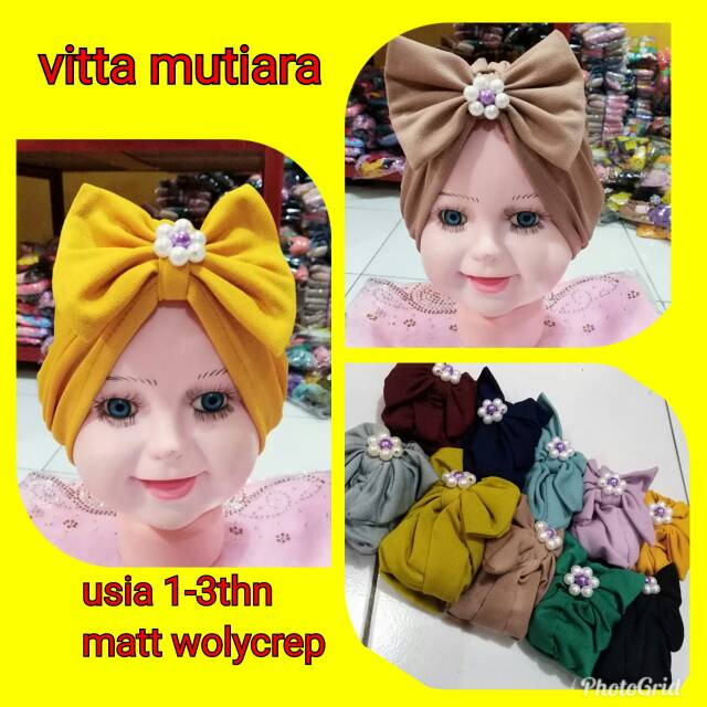 Turban baby (bayi) per setengah kodi (10pcs)