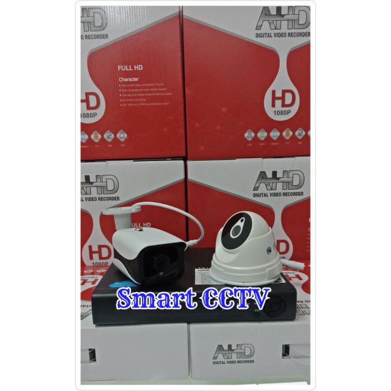 Paket Kamera CCTV 2CH CAMERA 6MP IC SONY XMORE KOMPLIT TINGGAL PASANG