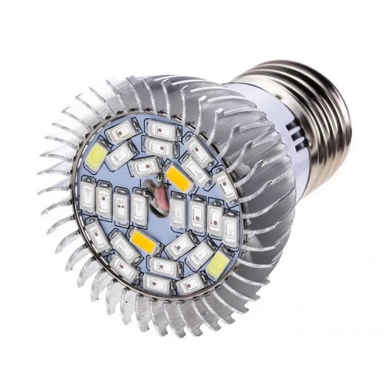 LED Grow Light Bulb Full Spectrum 28 LED with UV - for Indoor Plants