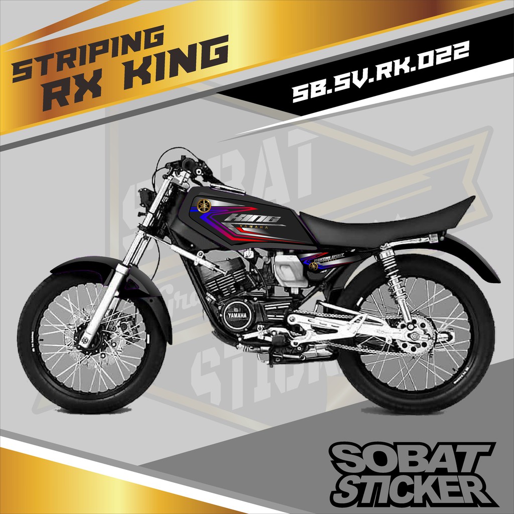 Striping RX KING -  Sticker Striping Variasi list Yamaha RX KING 022