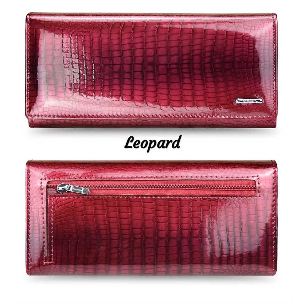 New Dompet Wanita Lipat Panjang Motif Croco Kilau Warna Muat Banyak Ringan Besar