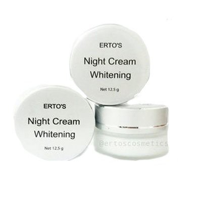 ERTOS Night Care Whitening Cream Ertos Skincare Krim Malam Original