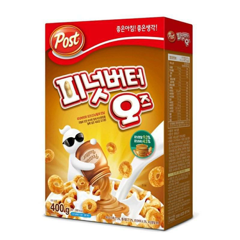

(PO KOREA) POST O PEANUT BUTTER CEREAL 500GRAM - ORIGINAL KOREA